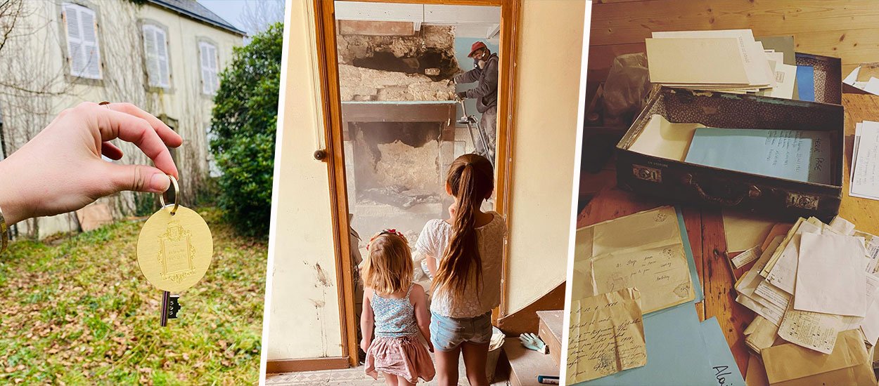 Cette famille achète une maison abandonnée et découvre tous les souvenirs de l’ancienne propriétaire
